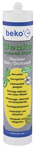 Gecko Hybrid Pop 1-Komponenten Klebstoff weiß 310ml