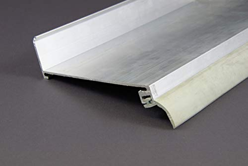 Wandanschlussprofil für Stegplatten braun beschichtet 5100mm