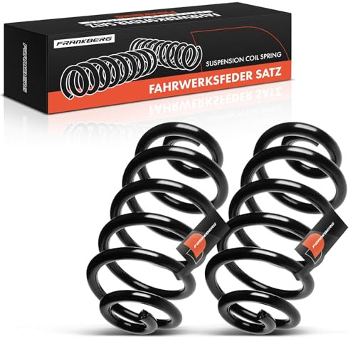 Frankberg 2x Muelles de chasis Muelles de suspensión Compatible con A4 8E2 A4 Avant 8E5 A4 8EC Replace# RH6579