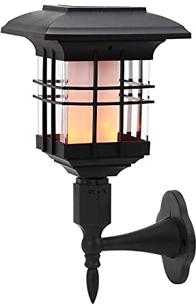 Taylor & Brown Solar Wall Lights, 51 LED Torch with Flickering Flame Waterproof Outdoor Solar Lantern Lamp for Garden, Landscape, Halloween Pathway, Patio, Balcony Deck Yard (1 Pack)