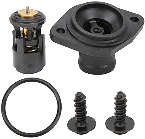 Akozon Flangia del Liquido di Raffreddamento del Termostato, 032121121B 032121110B Sostituzione del Kit della Flangia del Liquido di Raffreddamento del Termostato per Seat