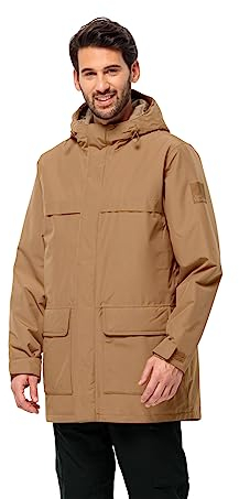 Jack Wolfskin Herren Winter Storage M Parka, Schwarz, L EU