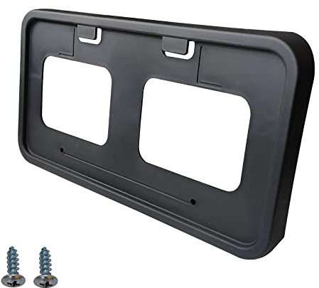 KYYET Front Bumper License Plate Frame Bracket Holder Compatible with 2011-2016 Ford F250 F350 F450 Super Duty Replace #BC3Z-17A385-AA