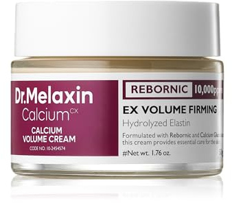 Dr.Melaxin Calcium Intense Firming Cream med kollagen och elastin, uppstramande och volymiserande ansiktskräm för lös hud, niacinamid för en fyllnadseffekt (1,69 ml oz)