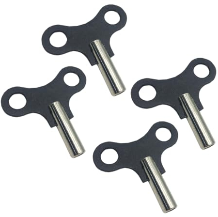 jojofuny 4stücke Holz-uhrwerk Schlüsselset Metall-Werkzeug Für Aufziehen Und Reparieren Von Holzuhren Langlebig Und Präzise Für DIY-uhrmacher Und Uhrenthusiasten