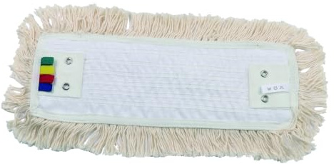 frange coton à poches pour balai à franges - balayage à plat (60 cm)