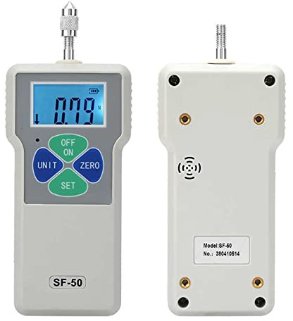 Misuratore di forza digitale SF-50 Digital Force Gauge 50N/5kg/11lb Dinamometro Portatile Spingere E Tirare Misuratore di Forza Strumento di Misurazione della Forza per laboratori didattici scolastici