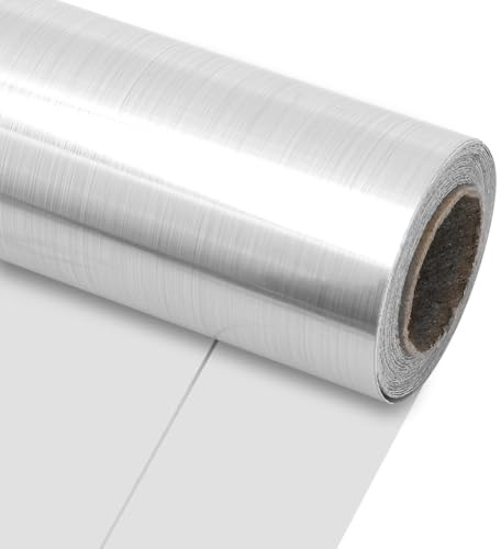 Hojas de Espejo Flexibles Pegatinas de Espejo Autoadhesi Película adhesiva impermeable para renovar neveras puertas de ascensor encimeras de cocina y armarios 40 x 500 cm