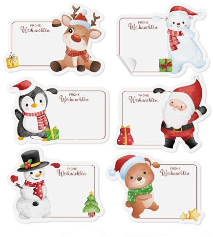 Rainway Set mit 120 Mini-Haftnotizen für Weihnachten, Schule, Dekoration und Listen von Dingen für Weihnachten, Empfänge, Partys, Events, Feiern