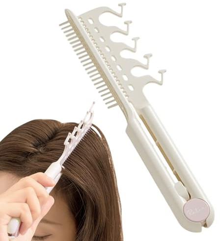 Peine alisador para cabello Herramienta de Peluquería Antiestática | Peine recto en V Herramienta de peluquería, salón, cuidado diario, viaje, amigas, familia, chicas, m