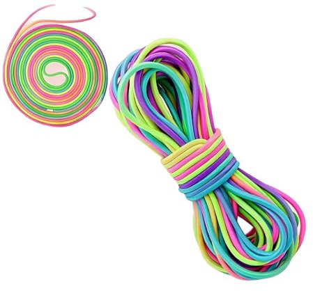 CATZUM Corda per più giocatori, Corda regolabile per gruppi di bambini e adulti, Corda per saltare bambini (Lunghezza: 5 metri)