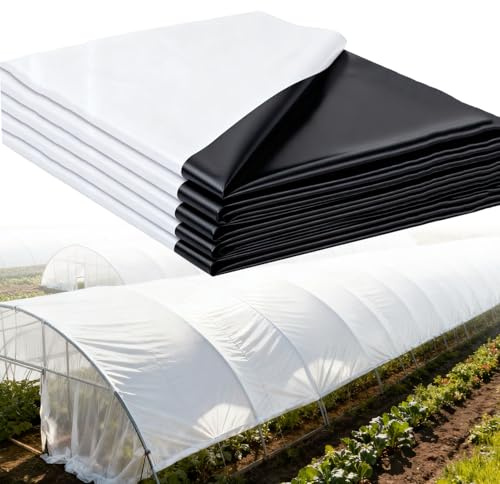 Bâche de serre épaisse et imperméable, film plastique occultant pour plantation, couverture de jardin agricole