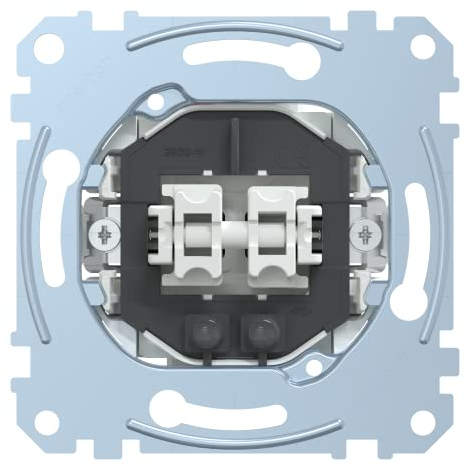 Schneider Electric Merten Serien-Kontrollschalter-Einsatz zum Einbau von Steckdose und Schalter, 1-polig, 10 AX, AC 250V, Steckklemmen, Unterputz, Artikelnummer MEG3105-0000