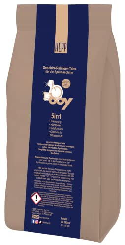 Hepp GmbH & Co KG - Boy Spülmaschinen Tabs 5 in 1, 70 Stück