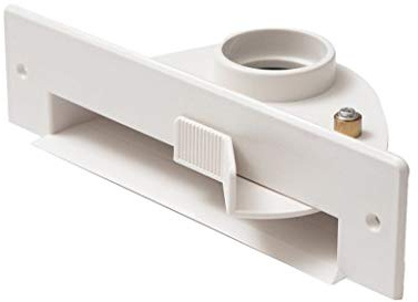 OVO White Universal Central Vacuum Automatic Sweep Dustpan Finish