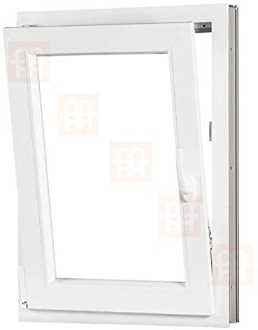 Kunststofffenster | 60x80 cm (600x800 mm) | weiß |Dreh-Kipp-Fenster | links