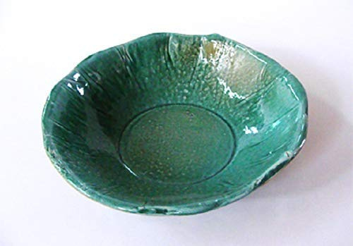 PROCERAMICO vajilla artesana hecho a mano Plato hondo verde pro Proceramico 24cm