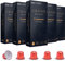 Grano Milano Cremoso Coffee Capsules - 50 Aluminium Coffee Pods Compatible with Nespresso Original line,100% Arabica Medium Roast - Intensity 8/12, Made in Italy