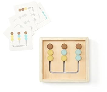 Kids Concept - Formen und Farben Board Miniatur-Spiele, Mehrfarbig (1000644)