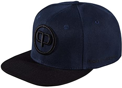 Pablo & Capone Snapback Cap - Navy Blue on Black | Dunkelblaue Snapback Cap mit schwarzen Schirm