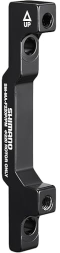 SHIMANO Disc Brake Adapters Black,SM-MA-F220P/PM, One Size
