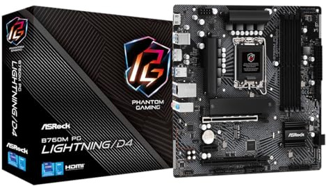 ASROCK B760M Phantom Gaming Lightning/D4 Intel DDR4 S1700 re