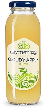 Daymer Bay - Apple Juice, Refreshingly Fruity Cloudy Apple, Natural Ingredients, Not from Concentrate, Vegan, Gluten Free, 100% British Recyclable Packaging 24 x 250ml Glass Bottles