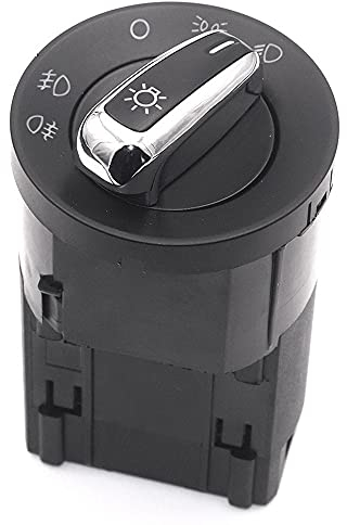ZIxmix Car Headlight Switch Scheinwerferschaltersteuerung 3BD 941 531 1C0941531 / Passend for VW Golf Jetta Mk4 Bora Passat B5 B5.5 Beetle Polo Sharan 2005 Headlight Switch