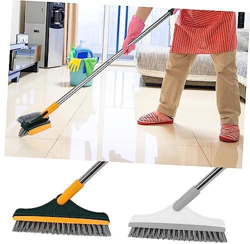 PartyKindom Floor Cleaning Brush Multifunctional Seam Brush for Bathroom Tile Corner and Groove Cleaning for Kitchen and Bathroom Water Stain Removal Without