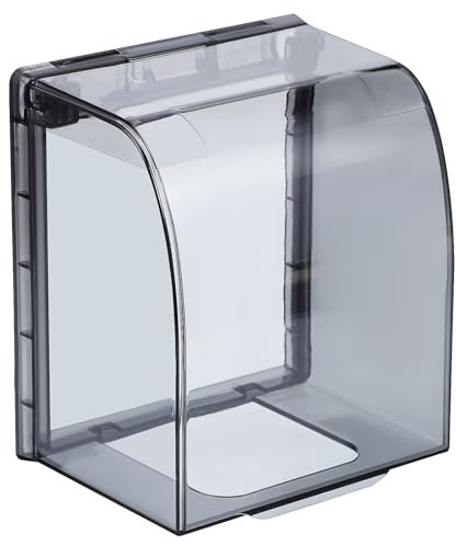 UKCOCO Einzelsteckdose Deckt Boxen Ab Wetterfeste Steckdosenabdeckung Im Einsatz Außenstecker Transparent Wetterfest Steckdosenbox Steckdosenschutz Luftpolsterabdeckung