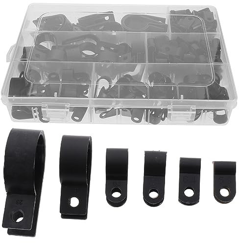 TINEASUR 200stücke Kabelklemmen Drahtklemmen Nylon Befestigungen Clips Schlauchklemmen Klemme Kfz-kabelclips Halterungen Rohrklemme Kleine Klemmen