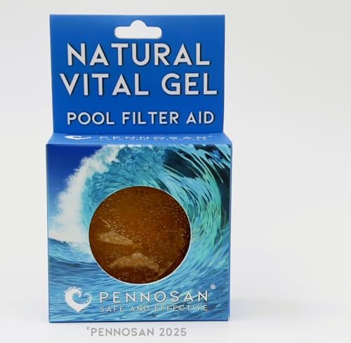 Pennosan Vital Gel Natural Pool Clarifier 67g | Lasts Up to a Month | The Natural Choice | Non-Chemical Pool Clarifier | For Crystal Clear, Clean Water