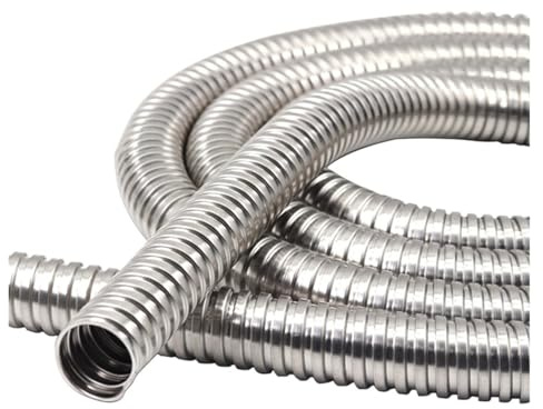 YANGC 1 Meter Innen 6-51mm Edelstahl Metall Gewinde Kabel Schlauch Rohr Flexible Weiche Rohr Hülse Schutz Ersatz Zubehör(Inner Diameter 20MM)