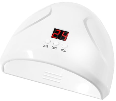 SOIMISS Sèche-vernis à Ongles Led 36w Minuterie Intelligente 30/60/90 S, Capteur Automatique, Blanc, Pour Manucure Professionnelle Et Séchage Gel Uv Maison