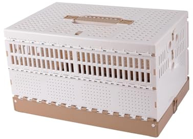 Pigeon Cage Bird Travel Carrier with Handle Foldable Nest Box for Competition Resting Training Parrots Chicks Small Animals 16.93x11.02x9.45 inch