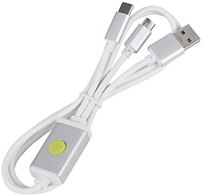 ERYUE Cavo Deep Flash Materiale TPE di Alta qualità a Spazzola in modalità 9008 per Telefoni, Lunghezza 0,9 M Colore Bianco