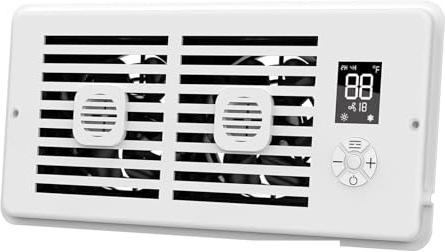 Ventilador De 4 X 10 Pulgadas, Inteligente, Con Calefacción, Refrigeración, Ventilación Aire Acondicionado, Control Remoto Y Termostato, For Radiador Doméstico Ahorra EnergíA(4-10Inch)