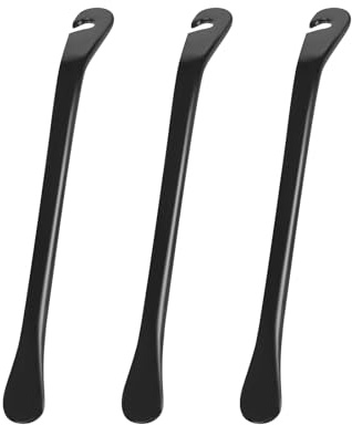 LATRAT 3 Stück Reifenheber Fahrrad, Metall Fahrrad Reifenheber, Fahrrad Reifenwechsel Werkzeug für Fahrräder Rennräder Mountainbikes, 11,5 cm, Schwarz