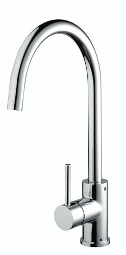 Bristan Pistachio Kitchen Tap - swivel spout, single lever EasyFit chrome kitchen sink tap, PST EFSNK C