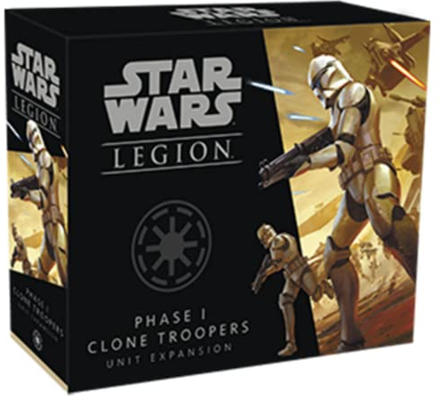 Atomic Mass Games | Star Wars Legion: Galactic Republic Expansions: Phase 1 Clone Troopers Unit | Unit Expansion | Miniatures Game | Ages 14+ | 2 Players | 90 Minutes Playing Time
