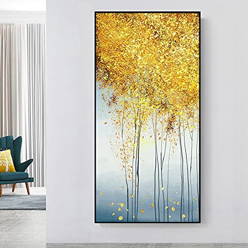 DIY 5D Diamond Painting Bild Kits Full Drill Geldbaum Groß Diamant Malerei nach Zahlen Kit Kunst Voll Dot Crystal Strass Mosaik Stickerei Kreuzstich Handwerk für Home Wanddekoration 80x220cm
