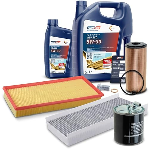 BESTPRICE ATP Inspektionspaket Filterset 1x Ölfilter, 1x Kraftstofffilter, 1x | Kompatibel mit: MERCEDES-BENZ A-CLASS, B-CLASS Sports Tourer