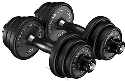 Kurzhanteln Hanteln 2 Stück PU-Stahlhanteln, Verstellbares Gewicht, Hantel, Hantel, Gewichtsverlust, Hanteln, Übung, Armmuskulatur Hantel Workout (Color : Nero, Size : 20kg(10kg*2))