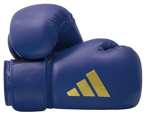Adidas Guanti da boxe Speed 50, per adulti, boxe 12 oz, guanti punching comodi e durevoli, blu