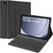 HOTLIFE Tastatur Hülle für Samsung Galaxy Tab А9+ 11 Zoll 2023(SM-X210/X215/X216B), Schutzhülle mit Automatischer Schlaf- und Weckfunktion, Magnetisch Abnehmbarer Tastatur mit QWERTZ Layout (Schwarz)