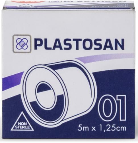 Cerotto in TNT ipoallergenico su rocchetto per fissaggio delle medicazioni 5m x 1,25 cm --