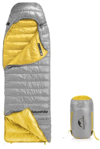 Naturehike CW-Serie RDS Sacco a pelo in piumino, ultraleggero, portatile, compatto, 4 stagioni, per adulti e bambini, per attività all'aperto, campeggio, escursionismo, viaggi
