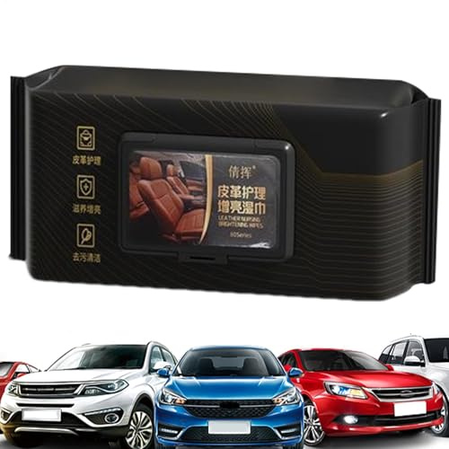 Auto Reinigungstücher Innenreinigung Leder, Leder Schuhreiniger Effiziente Auto Ledertücher, Leder Couch Reiniger Leistungsstarke Auto Reinigungstücher für Auto Innenbekleidung Sofa Tasche