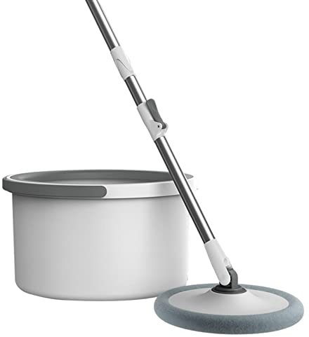 Trapeador giratorio de microfibra con filtración, mopa giratoria y cubo para todo tipo de suelos, soporte de limpieza, autoseparación, aguas residuales y agua limpia