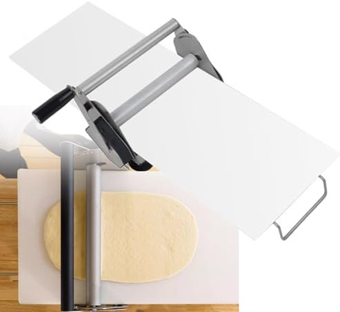 Sfogliatrice Pieghevole Per Pasta Sfoglia, Macchina Per Pizza Manuale Da 30 Cm, Spessore Regolabile, Design Da Tavolo, Per Cucine Domestiche O Piccole Attività Commerciali